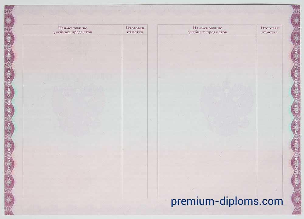 Аттестат 9 классов 2014-2025 год фото